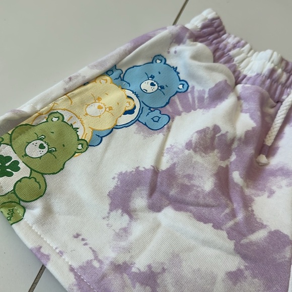 Zara Purple Tie-Dye Shorts with Bear Print girls 10 - Picture 3 of 5